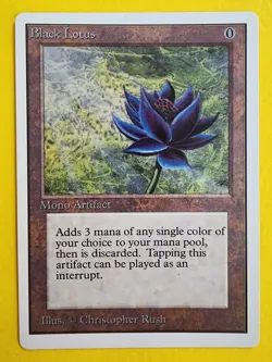 Black Lotus Excellent Proxy White Border Ungraded Card - Image 1