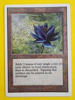 Black Lotus Excellent Proxy White Border Ungraded Card - Image 2