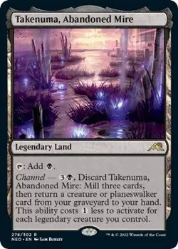 Foil - Takenuma, Abandoned Mire - 278 / NM / English MTG - Image 1