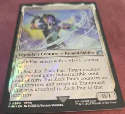 Zack Fair (Surge Foil) #580 (NM) Final Fantasy FIN Magic MTG - Image 1