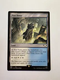 Port Town - MTG 40k Universes Beyond: Warhammer 40,000 - NM - Image 1