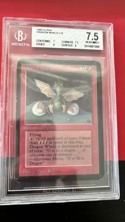 1 Dragon Whelp - Alpha - BGS 7.5 - MtG FREE SHIPPING - Image 1