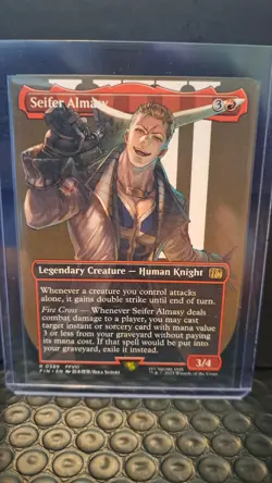 MTG Final Fantasy - Seifer Almasy #389 Borderless (Rare Legendary Creature - Image 1
