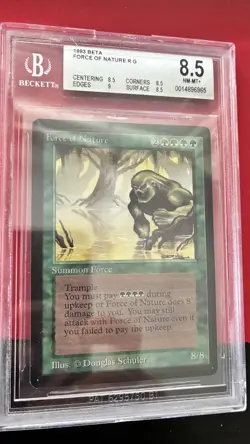 1 Force of Nature - Beta - BGS 8.5 - MtG FREE SHIPPING - Image 1