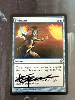 MTG Twincast - Saviors of Kamigawa - Signed - Image 1
