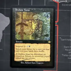 MTG - Profane Tutor (Retro Frame) (Foil Etched) Modern Horizons 2 Foil - Image 1