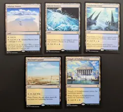 MTG Magic Set of 5 Azorius Dual Lands EDH Commander Deck Staples Blue White Mana - Image 1