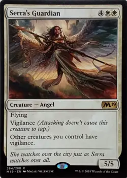284/280 SERRA'S GUARDIAN RARE CORE SET 2019 MTG CARD - Image 1