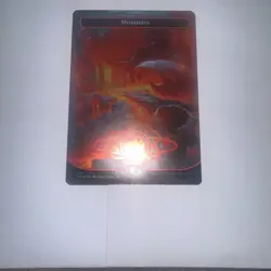 MTG Mountain (489) (Borderless) (Galaxy Foil) UNF Land Foil #489 - Image 2