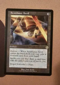 MTG Semblance Anvil x1 NM from The Brothers' War: Retro Frame Artifacts - Image 1