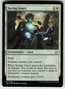 MTG Saving Grace Foil U Hour of Devastation 21 LP - Image 1