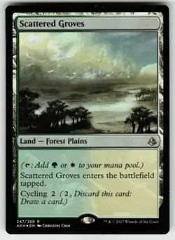 MTG Scattered Groves Foil R Amonkhet 247 LP - Image 1