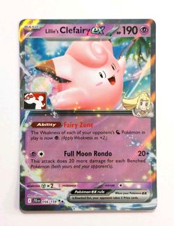 Play! Pokemon Prize Pack Series 7 Journey Together 056/159 Lillie's Clefairy ex - Image 1