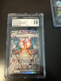 Pokemon 2023 OBF en Obsidian Flames Sir Charizard EX #223 - Image 1