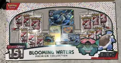 Pokemon TCG Scarlet & Violet 151 Blooming Waters Premium Collection Box Sealed - Image 1