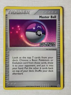 NM Master Ball - Reverse Holo 99 Delta Species Pokemon TCG - Image 1
