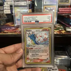 Pokemon Kingdra EX Holon Phantoms Holo Rare #10 PSA 9 Mint - Image 1
