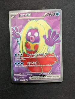 Pokemon TCG Jynx EX 191/165 Sv: Scarlet & Violet 151 Holo Full Art NM Condition - Image 1