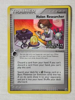 NM Holon Researcher - Reverse Holo 95 Delta Species Pokemon TCG - Image 1
