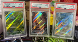 PSA 10 Bulbasaur Charmander Squirtle AR 166 168 170/165 JPN 151 Pokemon Cards - Image 1