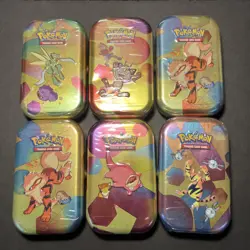 (6) Pokemon TCG Scarlet Violet 151 Mini Tins C23 - LOT of (6)- Free Shipping - Image 1