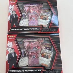 LOT OF 2 Pokemon TCG Team Rocket's Mewtwo EX Box SEALED NEW READY TO SHIP - Image 1