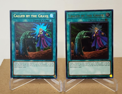 Yugioh! Called By The Grave RA01-EN057 Ultra Rare 1st Edition x2 (LP) - Image 1