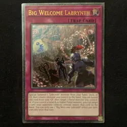 Yugioh Big Welcome Labrynth OP23-EN003 Ultimate Rare NM EU PRINT - Image 1