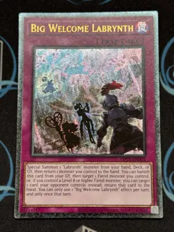 Yugioh Big Welcome Labrynth OP23-EN003 Ultimate Rare NM EU PRINT - Image 1