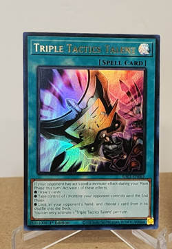Yugioh! Triple Tactics Talent RA01-EN063 Ultra Rare 1st Edition (LP-P) - Image 1