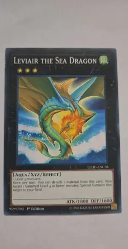 Yugioh! Leviair the Sea Dragon - 1st Ed Common - LEHD-ENC38 - LP - Image 1