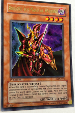 Yugioh MFC-071 Breaker The Magical Warrior 1st Ed. Vintage Original NM - Image 2