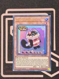 JUSH-EN016 Cupsy☆Yummy Ultra Rare 1st Ed YuGiOh - Image 1