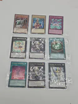 lot of 9 yugioh cards All First Editions Multiple Sets Gold Or Silver With Page - Image 1
