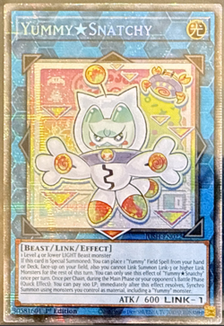 Yugioh! - Yummy Snatchy - JUSH-EN022 - Starlight Rare - 1'st Ed. - NM/M - Image 1