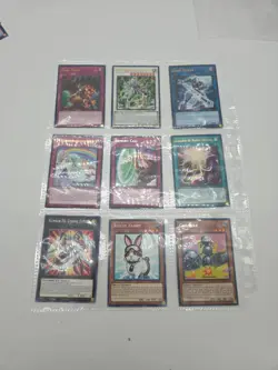 lot of 9 yugioh cards All First Editions Multiple Sets Gold Or Silver Names - Image 1