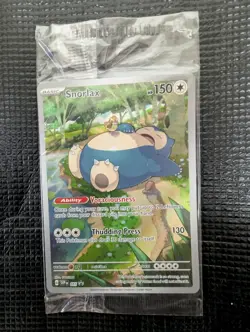 Pokemon Scarlet Violet 151 TCG Snorlax SVP 051 Promo Card Sealed English - Image 1