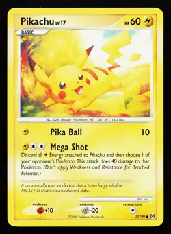 Pikachu 71/99 Common Arceus Pokemon Card - Image 1