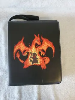 Pokemon Trading Card Binder Holder 50 Page TCG 400- Charizard Venusaur Starter - Image 1