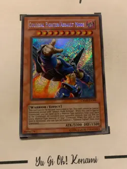 COLOSSAL FIGHTER/ ASSAULT MODE - CRMS-EN000 ENGLISH Yu-Gi-Oh! CARD SECRET RARE* - Image 4