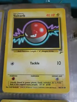 Pokemon TCG Voltorb Base Set, Unlimited Common Card 67/102 - Image 1