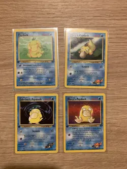 Pokemon Card - Vintage Psyduck Bundle - First Editions - Gym And Team Rocket - Image 1