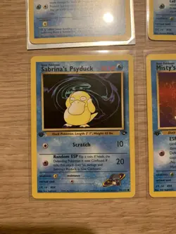 Pokemon Card - Vintage Psyduck Bundle - First Editions - Gym And Team Rocket - Image 5