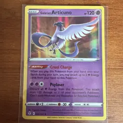 Galarian Articuno 063/203 Evolving Skies Holo Rare Pokemon Card Near Mint - Image 1