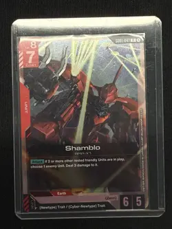 Shamblo - Gundam Card Game #GD01-047 - GD01 - NM Foil Newtype Rising Single - Image 1