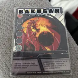Bakugan Series 3 - 37/48B Blue Ability Card - Circle of Fire (Chrome) SEALED - Image 1