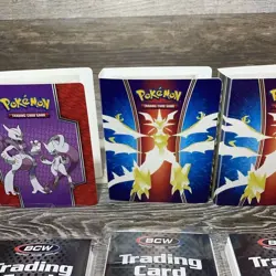 Pokemon Trading Card Game Mini Binder Album Portfolio Lot of 4 + Card Dividers - Image 3