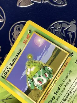 Erika's Bulbasaur 39/132 Gym Challenge Vintage WOTC Pokemon Card NM near mint - Image 3