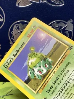 Erika's Bulbasaur 39/132 Gym Challenge Vintage WOTC Pokemon Card NM near mint - Image 4