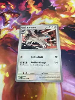 Linoone 168/197 Sv03: Obsidian Flames Regular NM-Mint Pokemon Card TCG - Image 1